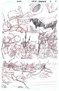 Image 1 of Original Art - NOMADS Issue 3 Page 2 Pencils