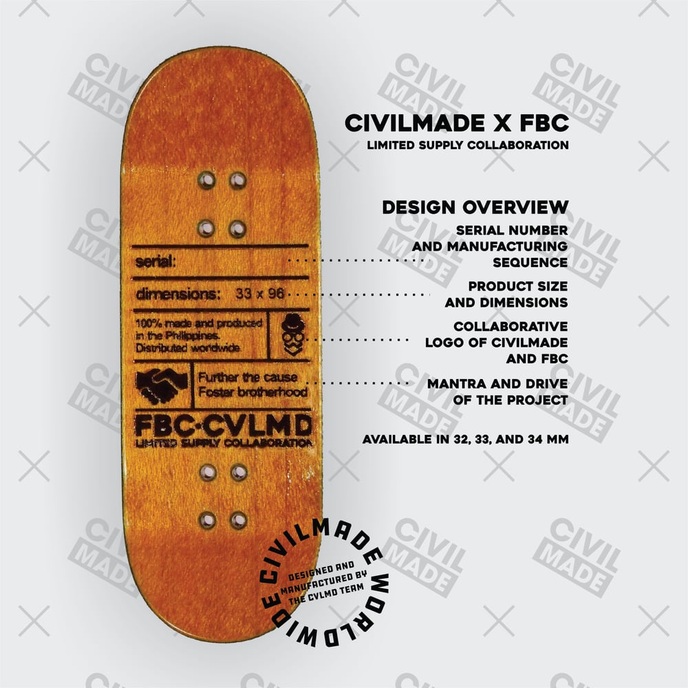 Image of  Civilmade - "OG Logo" Deck (Black)