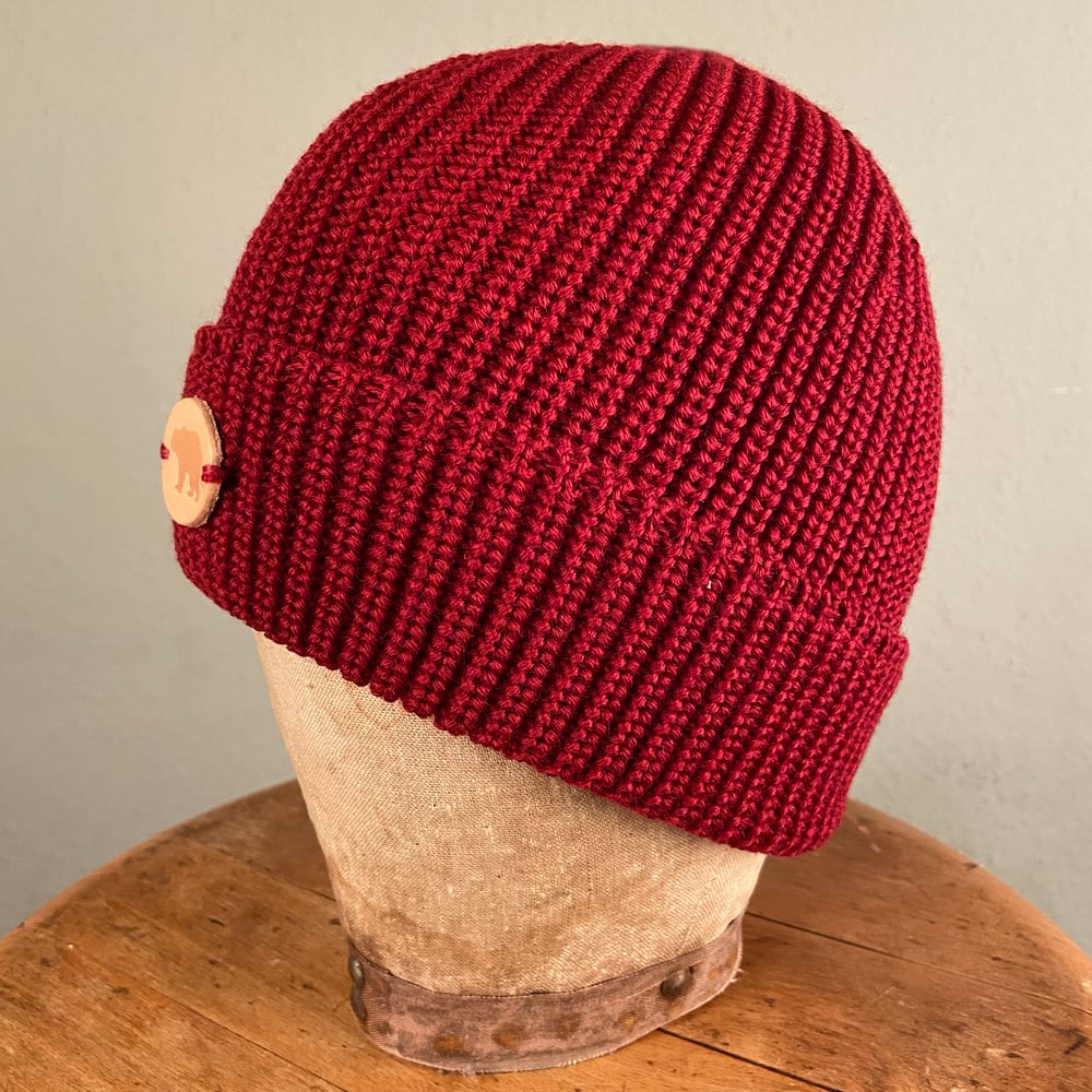 Image of ONDURA WOOL BEANIE BORDEAUX