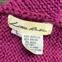 Image 5 of Lillie Rubin Knit Sweater Large