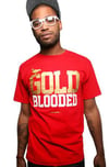 ADAPT Gold Blooded ( Men's RED/GLD TEE )