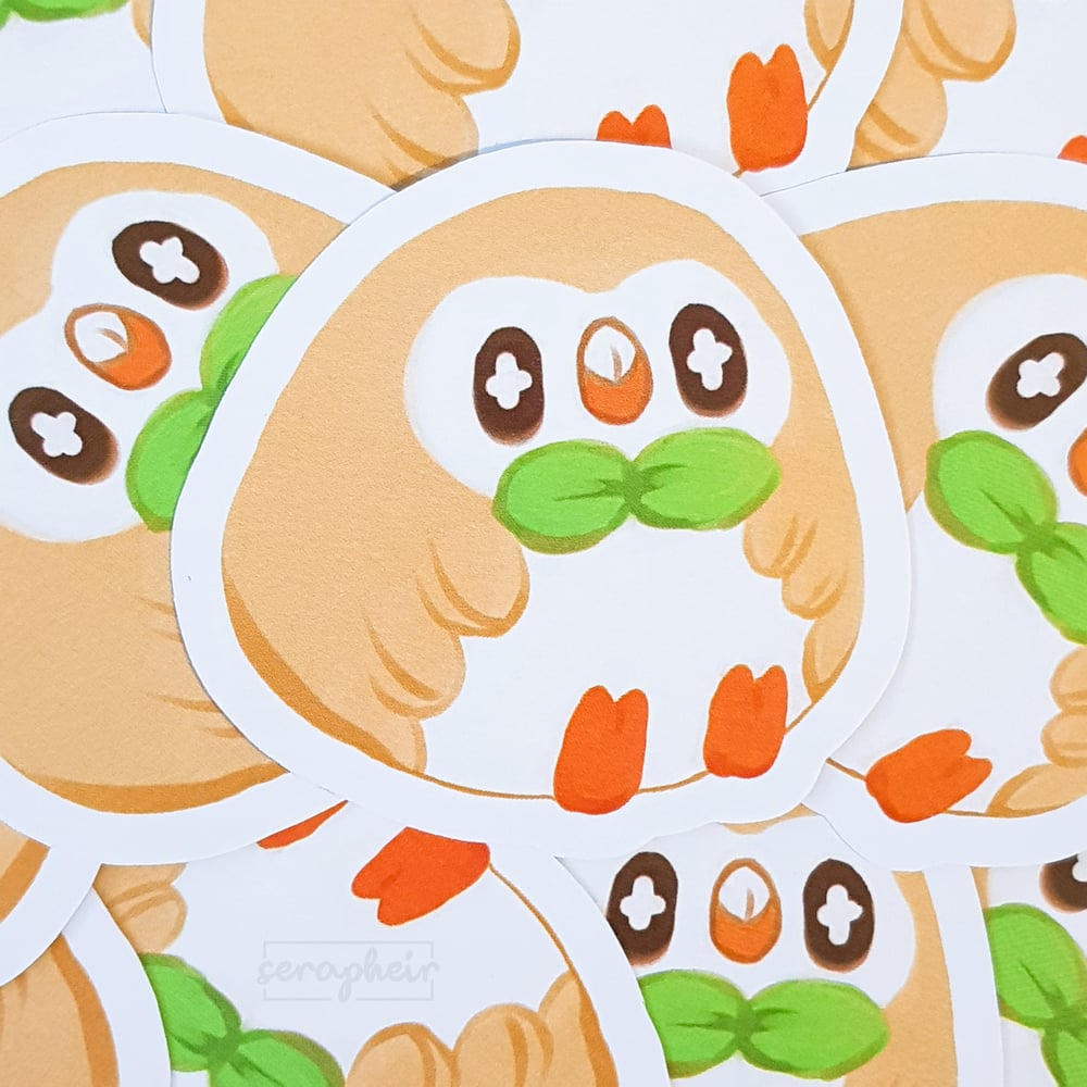 Image of Popplio/Rowlet/Litten - Stickers (Set of 3)