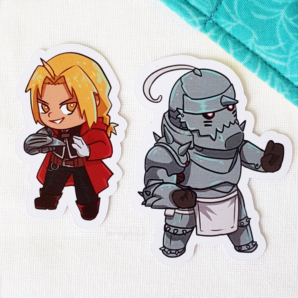 Image of Elric Brothers - Stickers (set of 2)