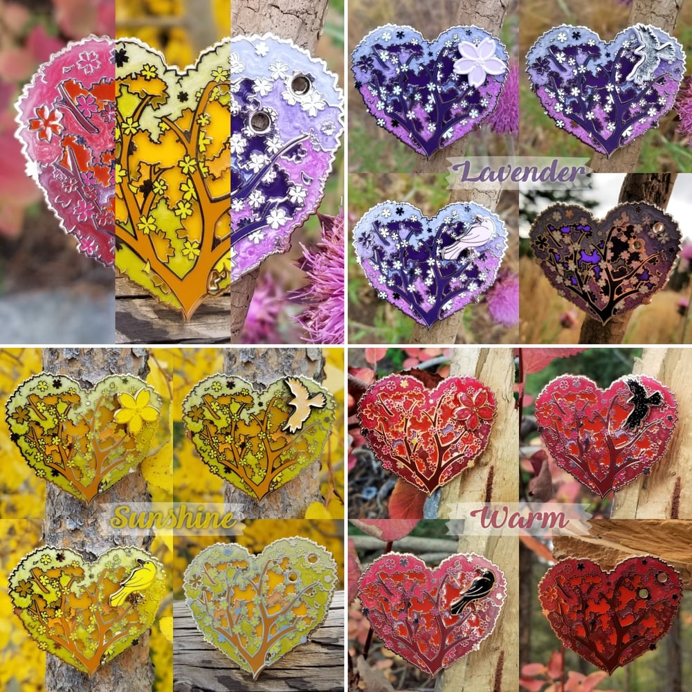 Heart of Spring Renewal Pins