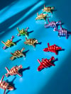 BARBED WIRE STUD EARRINGS - ALL COLOURS