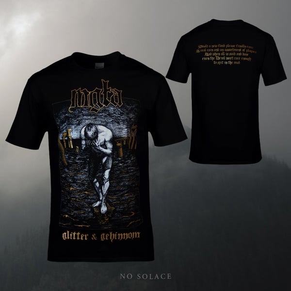 Image of MGŁA - 'Glitter & Gehinnom' men's t-shirt