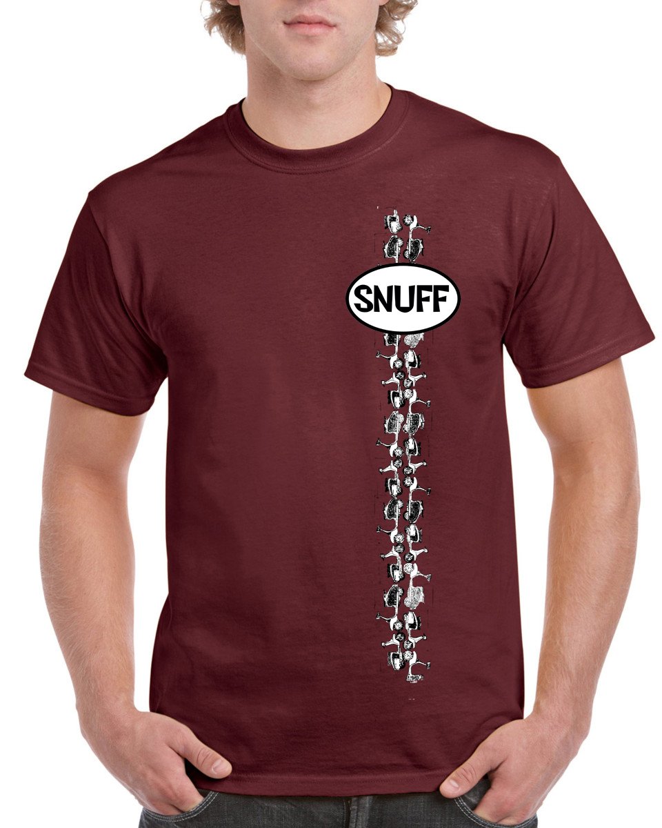 Snuff - 'Do Do Do' T-Shirt (Black & Maroon)