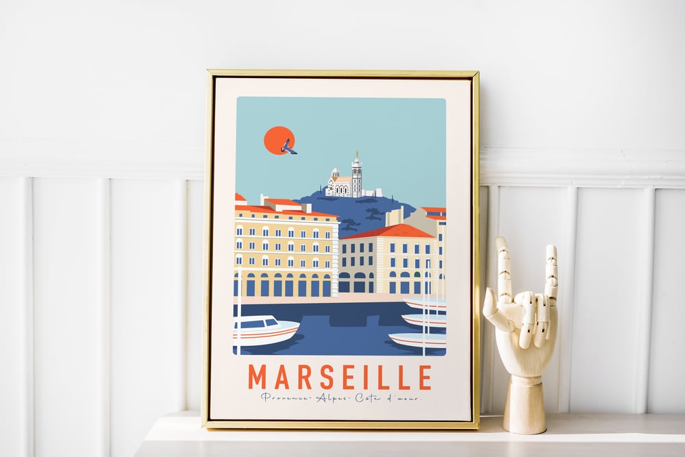 Image of Affiche Marseille