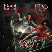 Image of 3 WAY SPLIT CD- BLOODBASTARD / MxDxPx / PULMONARY FIBROSIS NEW !!!