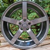 19" AKINA MAGNUM ALLOY WHEELS 5X112 ET45 GUNMETAL