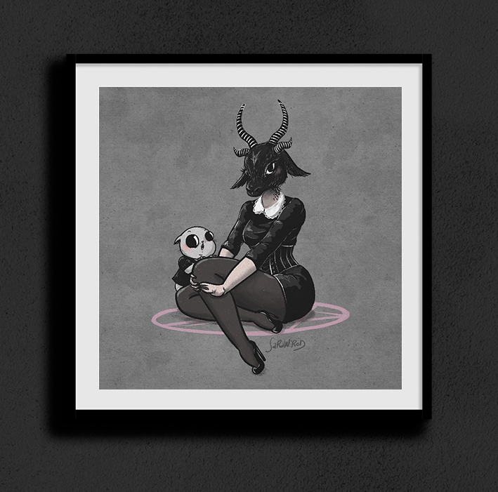 Satan is a woman Art Print