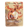 2021 Latest Pokemon Flash Metal Fire-breathing Dragon Gx Vmax V EX