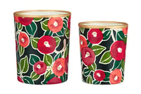 Tealight holders, set * Camelia * Black