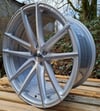 20" AVA HSF001 STAGGERED ALLOY WHEELS  FITS 5X112 SILVER BRUSHED