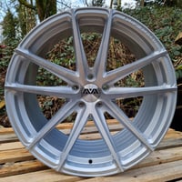 Image 1 of 20" AVA HSF001 STAGGERED ALLOY WHEELS  FITS 5X112 SILVER BRUSHED