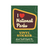 I Heart National Parks Vinyl Sticker