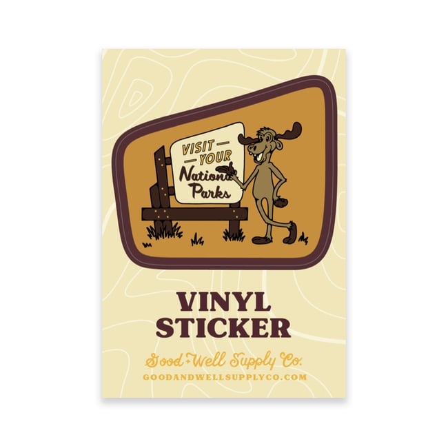 Visit Your National Parks Vinyl Sticker