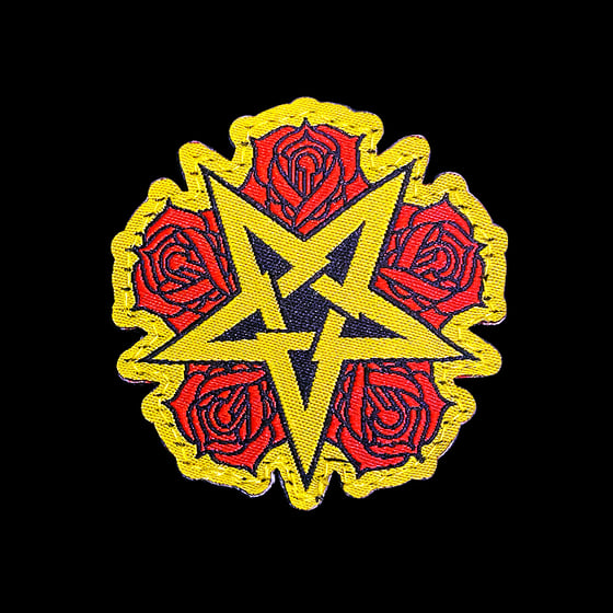 Image of Rose Pentagram Patch 
