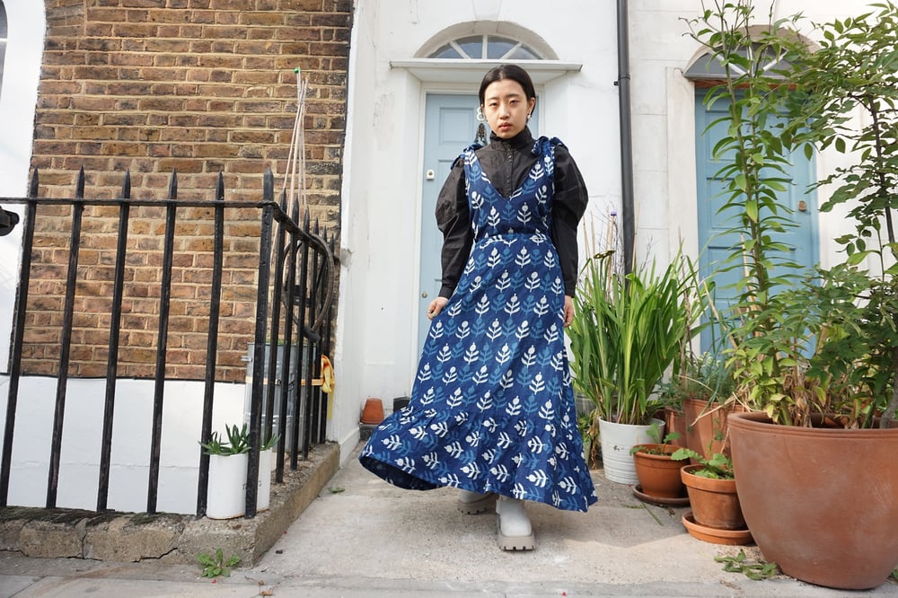 Image of The Junia Dress in Indigo 