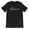 7 FIGURES SCRIPT TEE BLACK/WHITE