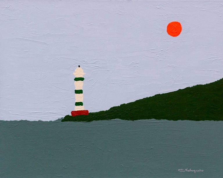 Remember of an Asturian lighthouse / Recuerdo de un faro asturiano