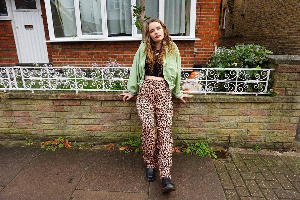 Image of The Zia Trousers in Leopord Print