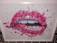 Image 1 of DESIGNER INSPIRED LV GLOSSY LIP PRINT 