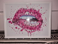 Image 2 of DESIGNER INSPIRED LV GLOSSY LIP PRINT 