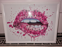 Image 3 of DESIGNER INSPIRED LV GLOSSY LIP PRINT 