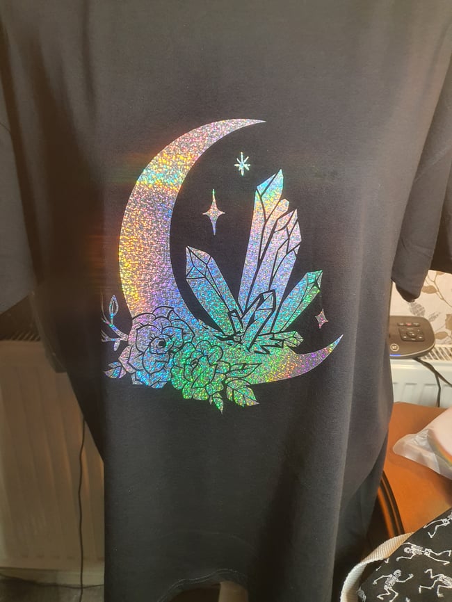 Holographic Moon & Crystal T-shirt 