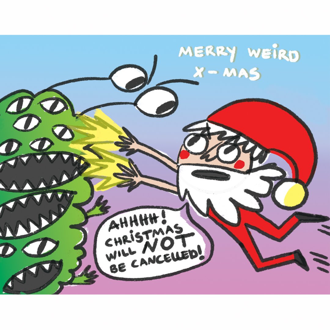 Image of Merry Weird Xmas! (Santa vs Doom)