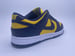 Image of NIKE DUNK LOW RETRO "MICHIGAN"