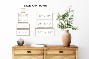 Image of Welcome Wooden Frame with 3D font