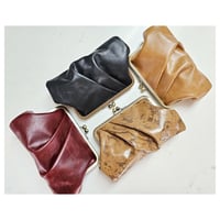 Image 2 of Pleated Leather Handbag/Clutch