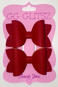 Red 3" Bows