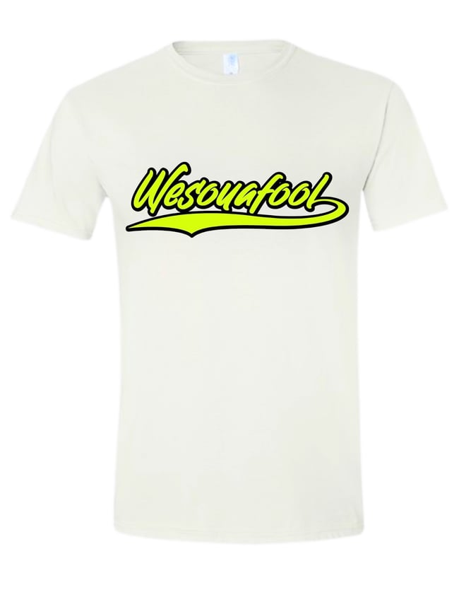 grafiek smal Taille Wesouafool" Weso-G T-Shirt Neon Yellow MENS | wesogotdrip