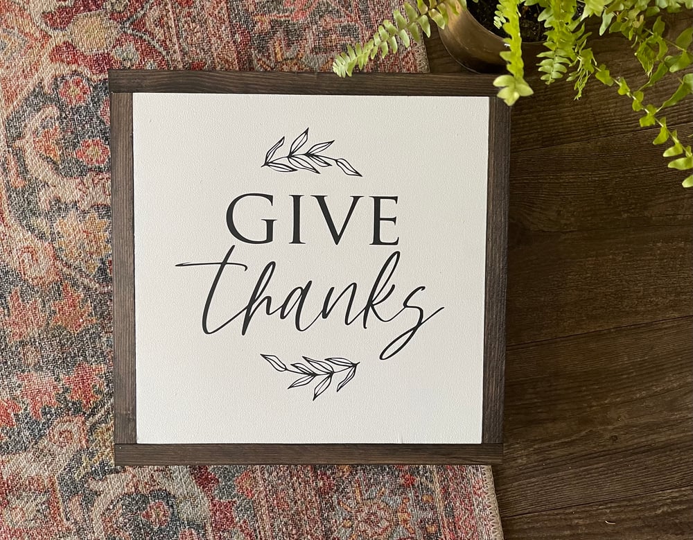 Image of Give Thanks.