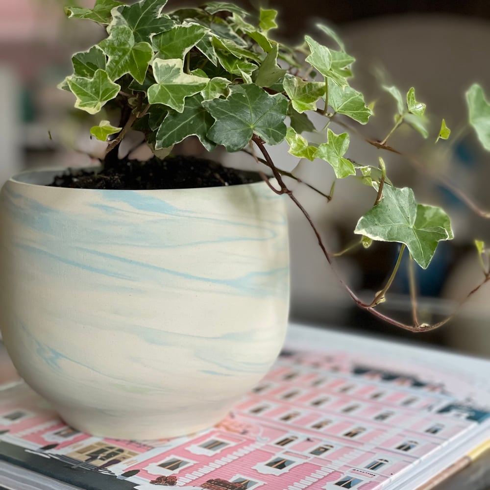 Arctic Swirl Planter