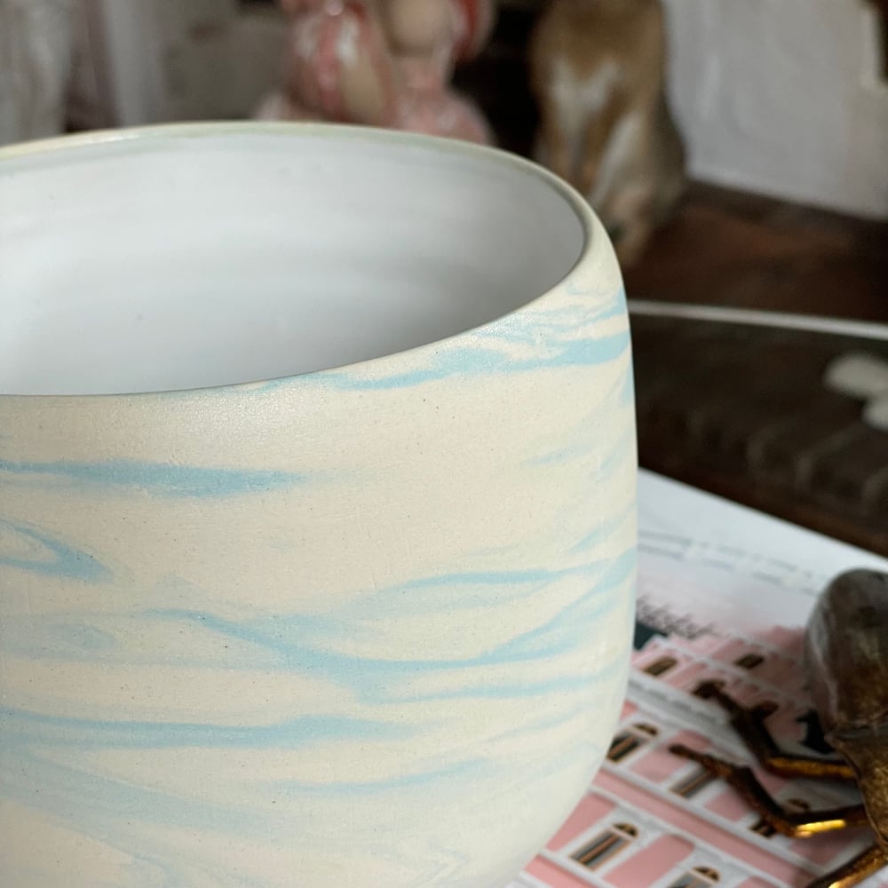 Arctic Swirl Planter