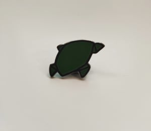 Image of Origami Frog Enamel Pin