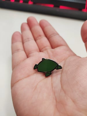 Image of Origami Frog Enamel Pin