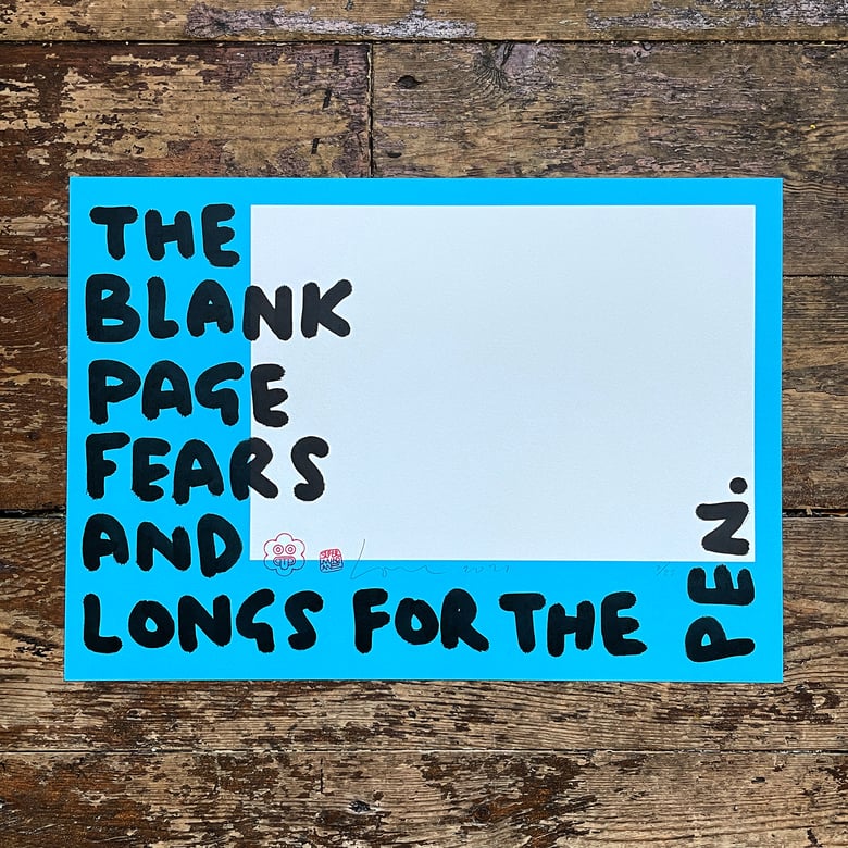 Image of The Blank Page... (Handwritten edition)