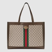 Image 1 of Red & Green  Large  fashion Bag 