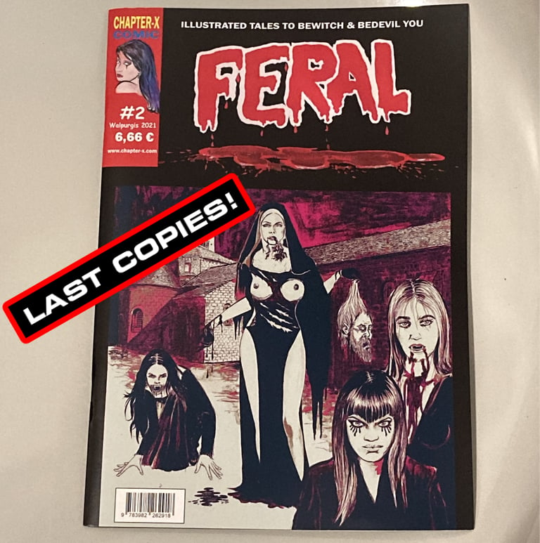 Image of LIMITED 33 Extended English FERAL #2 Comic including SHAZZULA and MATER SUSPIRIA VISION