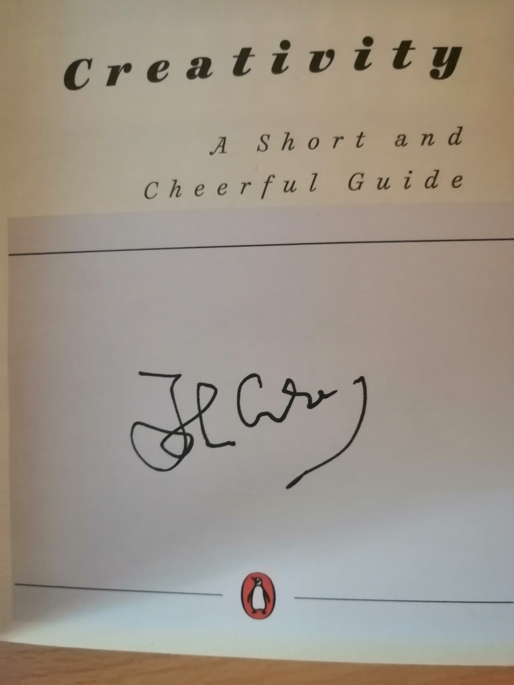 Fawlty Towers John Cleese Signed Book