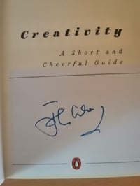 Image 2 of John Cleese Signed Creativity HB Book