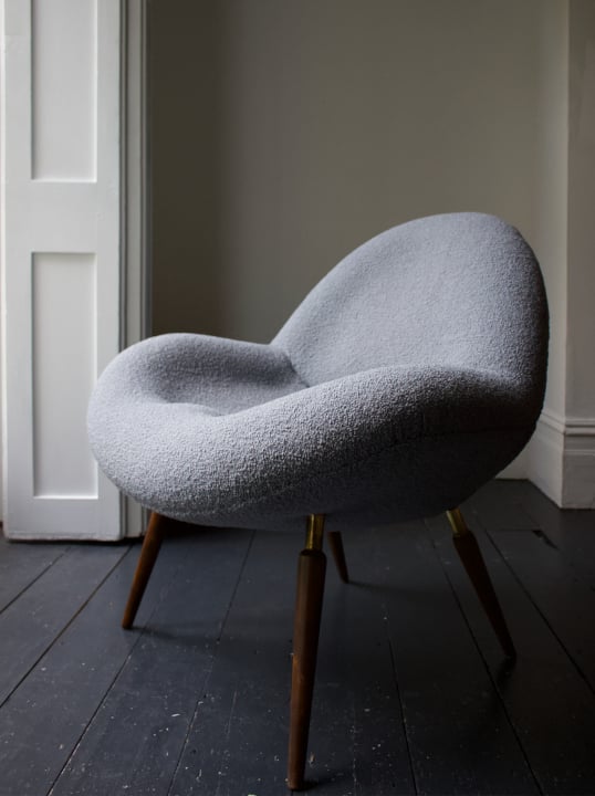 Image of Mid-Century Lounge Chair by Fritz Neth, Germany