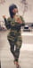 Image of Fitted Camo Jumpsuit