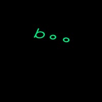 Image 3 of boo tee (glow in the dark)