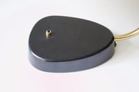 Image 5 of Large Black and Brass Desk Lamp, 1962